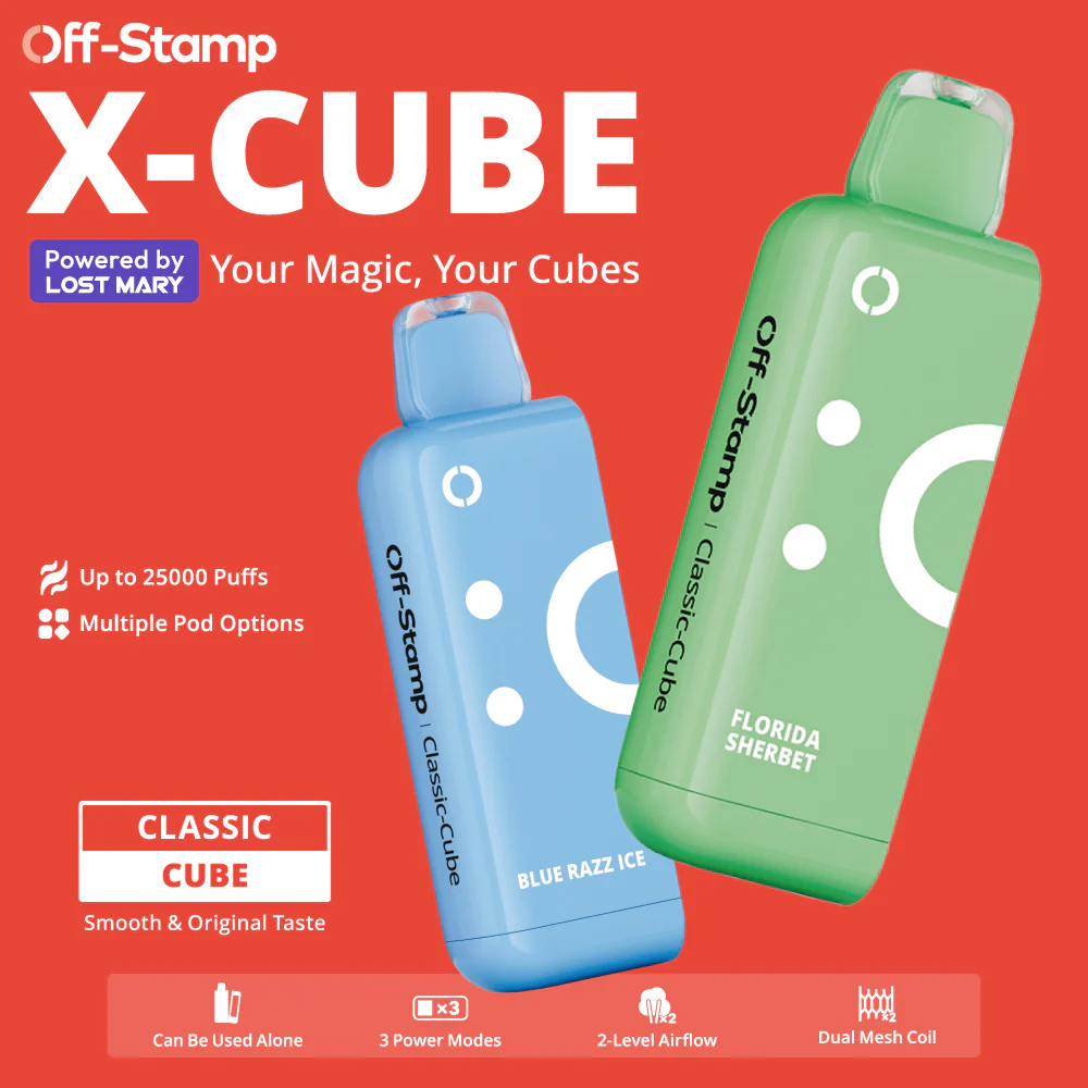 OFF-STAMP CLASSIC-CUBE 25K DISPOSABLE POD