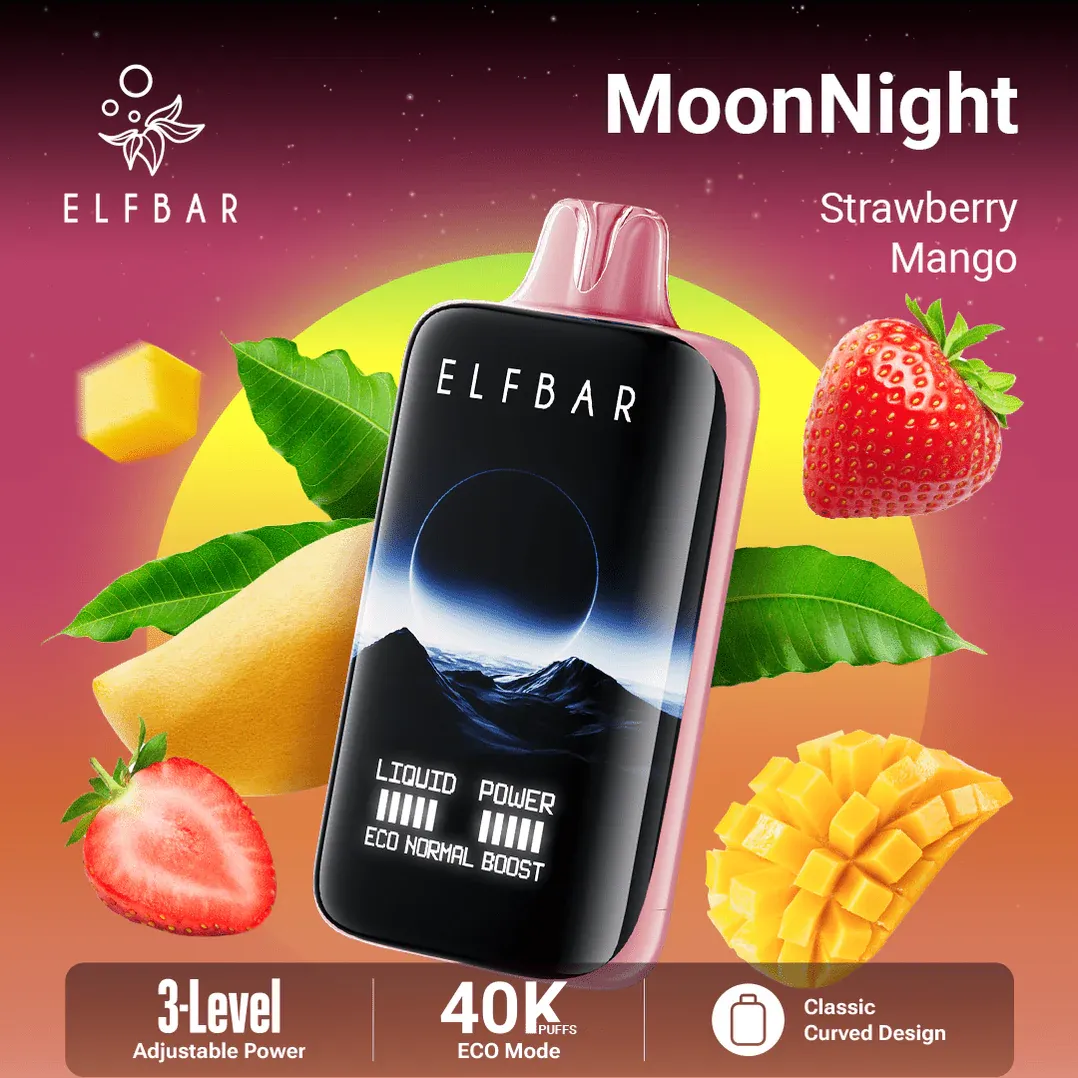 Strawberry Mango ELFBAR MOONNIGHT 40000 DISPOSABLE