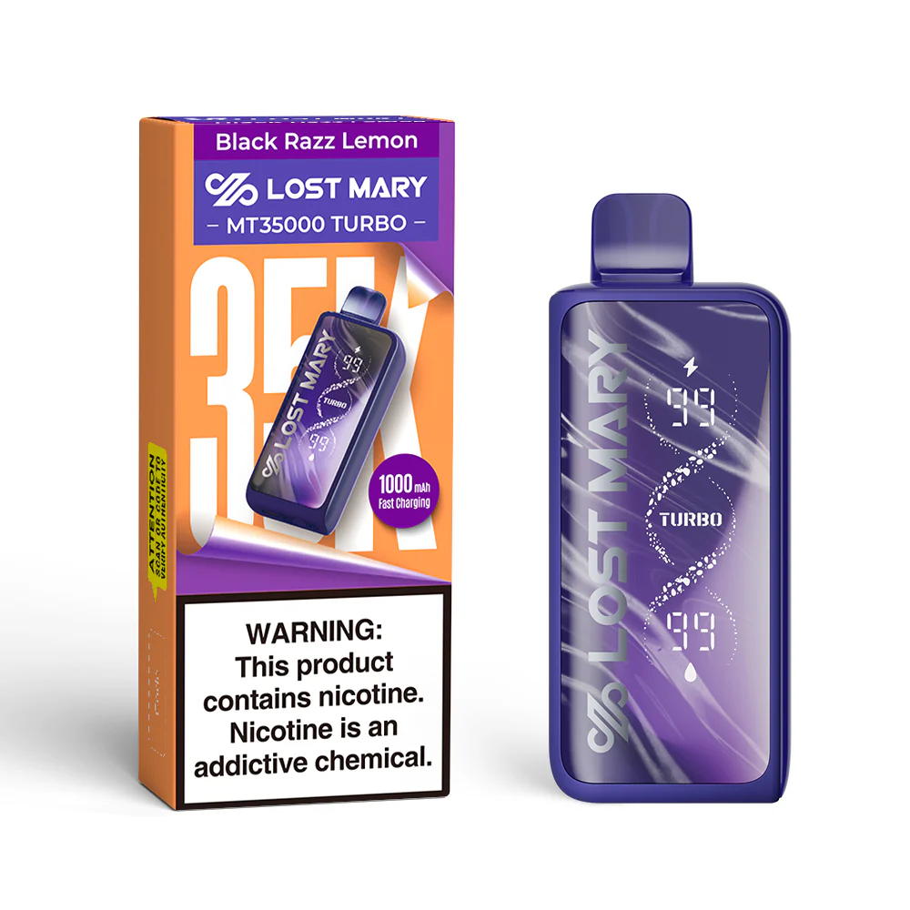 Black Razz Lemon LOST MARY MT35000 TURBO Disposable