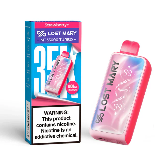 Strawberry+ LOST MARY MT35000 TURBO Disposable