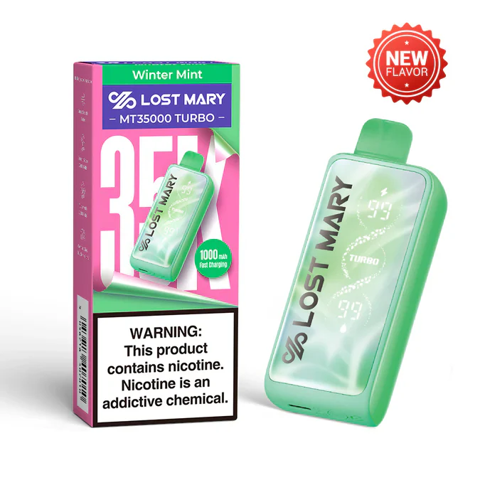 Winter Mint LOST MARY MT35000 TURBO Disposable