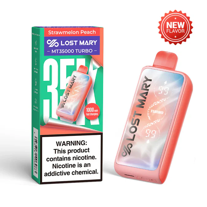 Strawmelon Peach LOST MARY MT35000 TURBO Disposable
