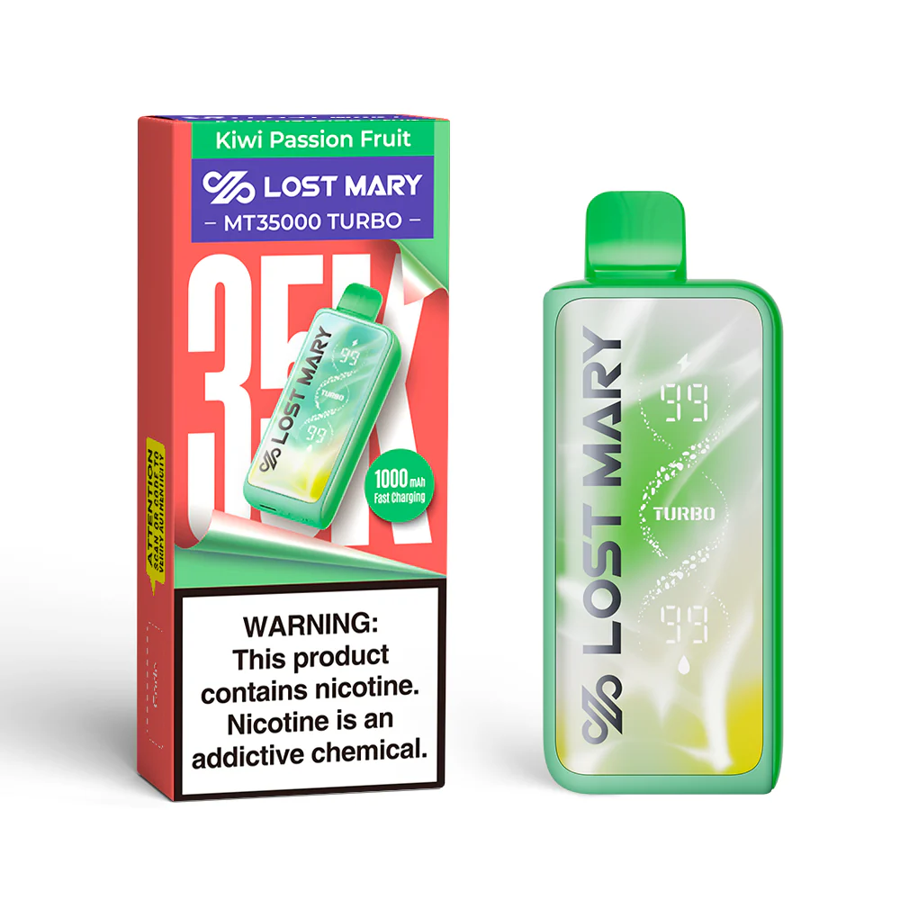 Kiwi Passion Fruit LOST MARY MT35000 TURBO Disposable