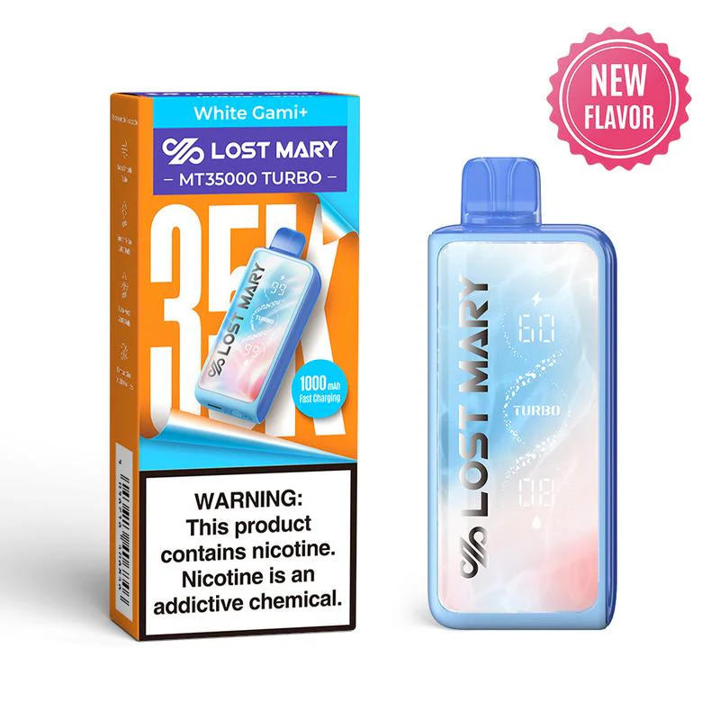 White Gami+ LOST MARY MT35000 TURBO Disposable